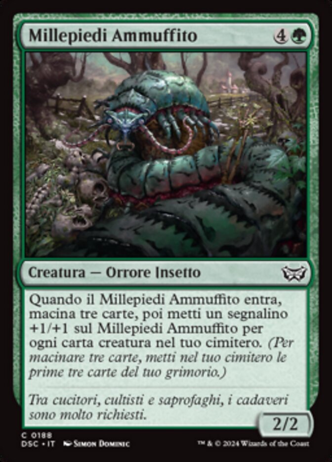 Millepiedi Ammuffito