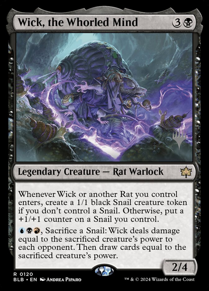 Wick, the Whorled Mind (Bloomburrow Promos #120p)