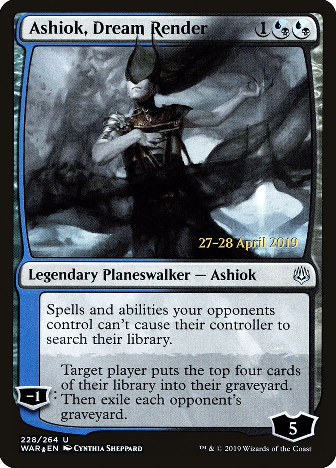 Ashiok, Dream Render (War of the Spark Promos #228s)