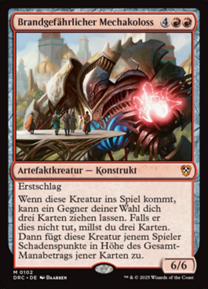 Brandgefährlicher Mechakoloss