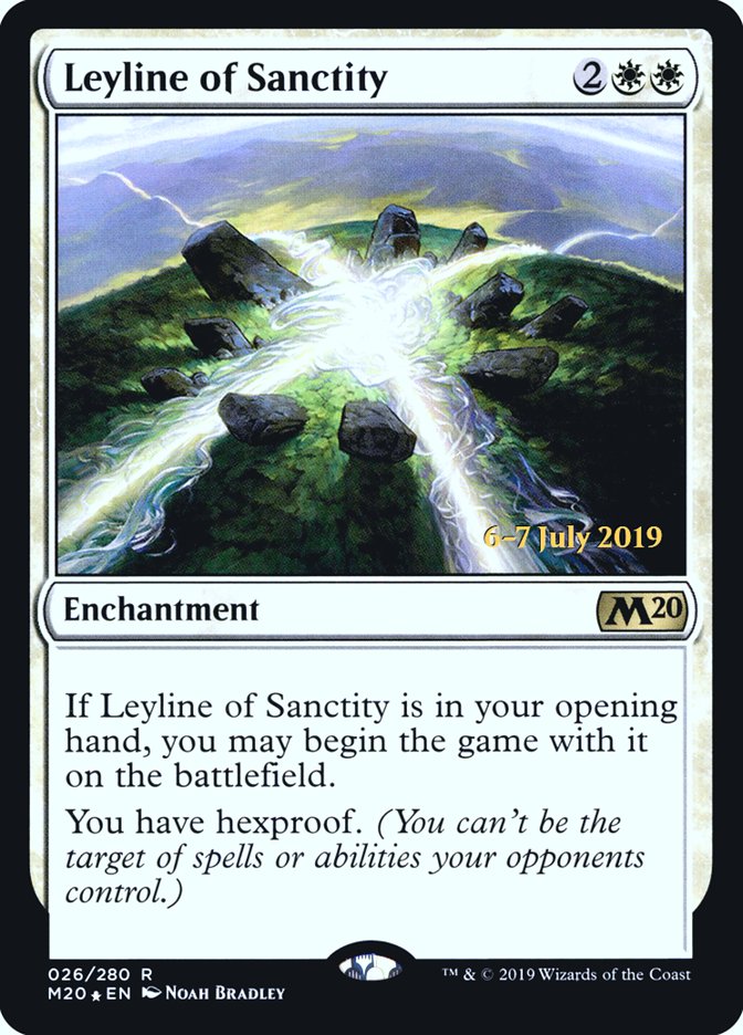 Leyline of Sanctity (Core Set 2020 Promos #26s)