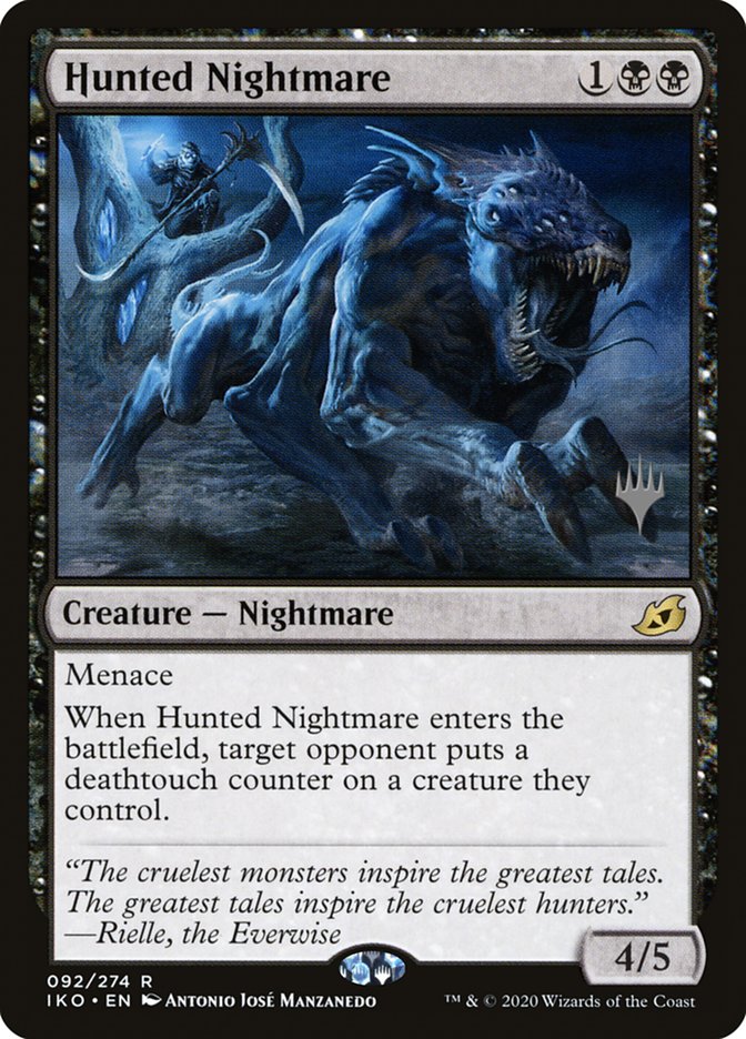 Hunted Nightmare (Ikoria: Lair of Behemoths Promos #92p)