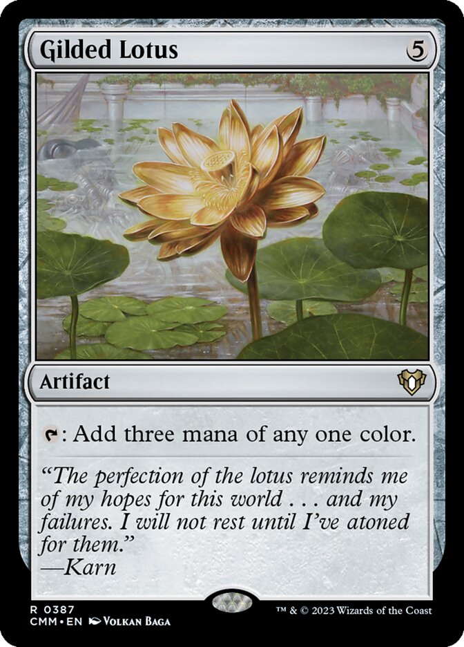 Gilded Lotus (Commander Masters #387)