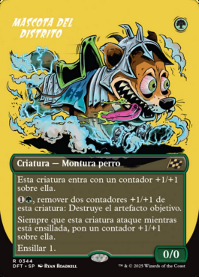 Mascota del distrito