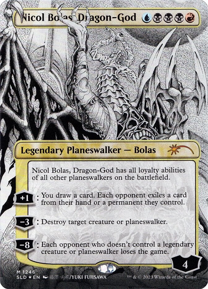 Nicol Bolas, Dragon-God · Secret Lair Drop (SLD) #1246 · Scryfall Magic The  Gathering Search