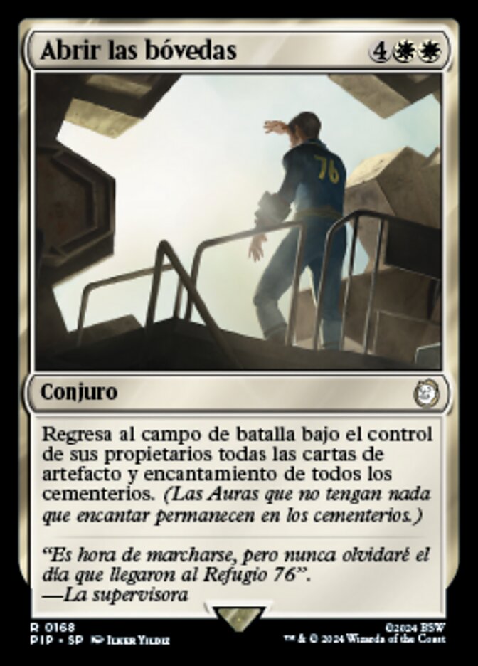 Abrir las bóvedas