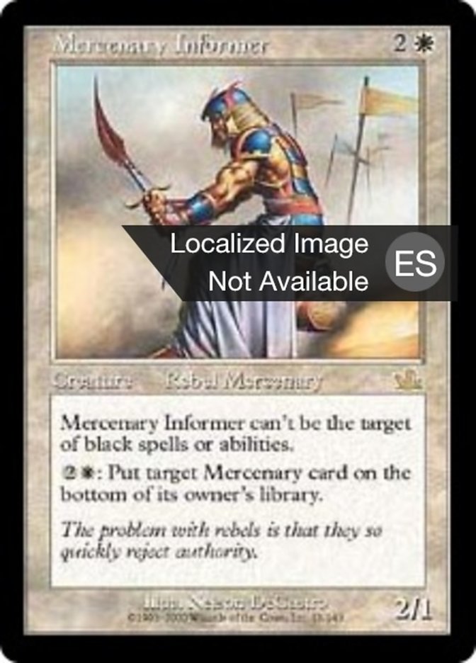 Mercenary Informer (Prophecy #15)
