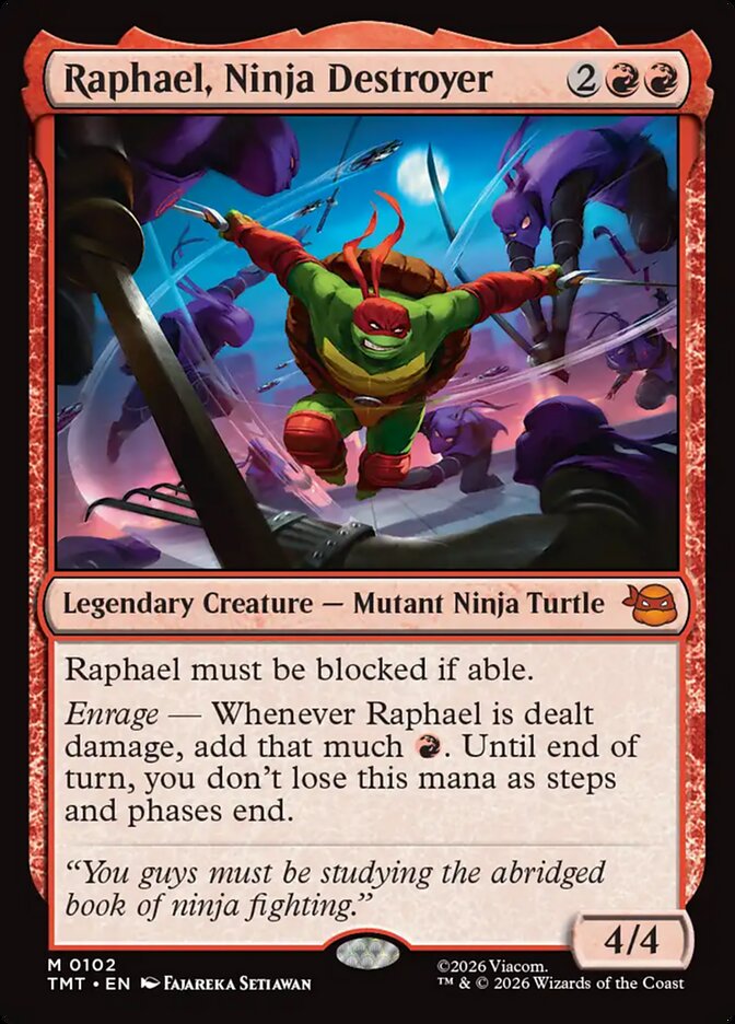 Raphael, Ninja Destroyer