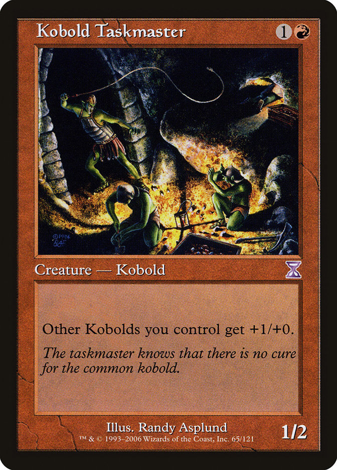 Kobold Taskmaster (Time Spiral Timeshifted #65)