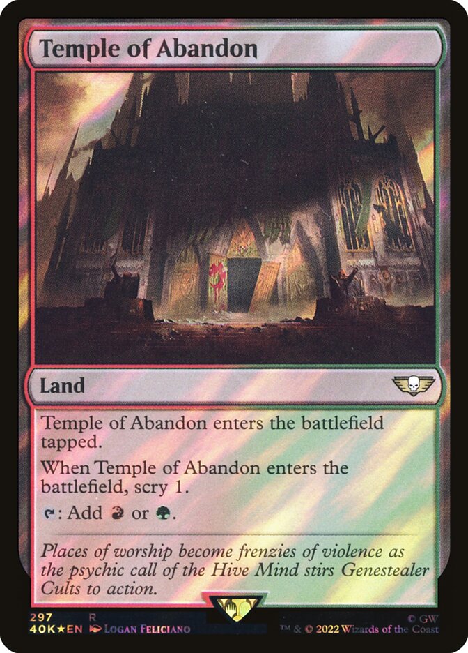 Temple of Abandon (Warhammer 40,000 Commander #297★)
