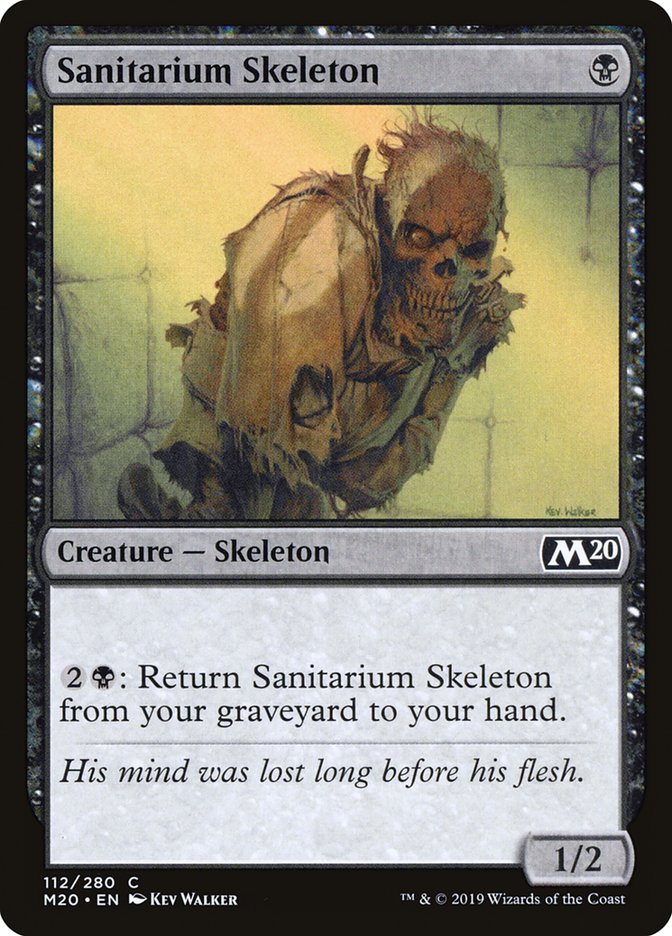 Sanitarium Skeleton (Core Set 2020 #112)