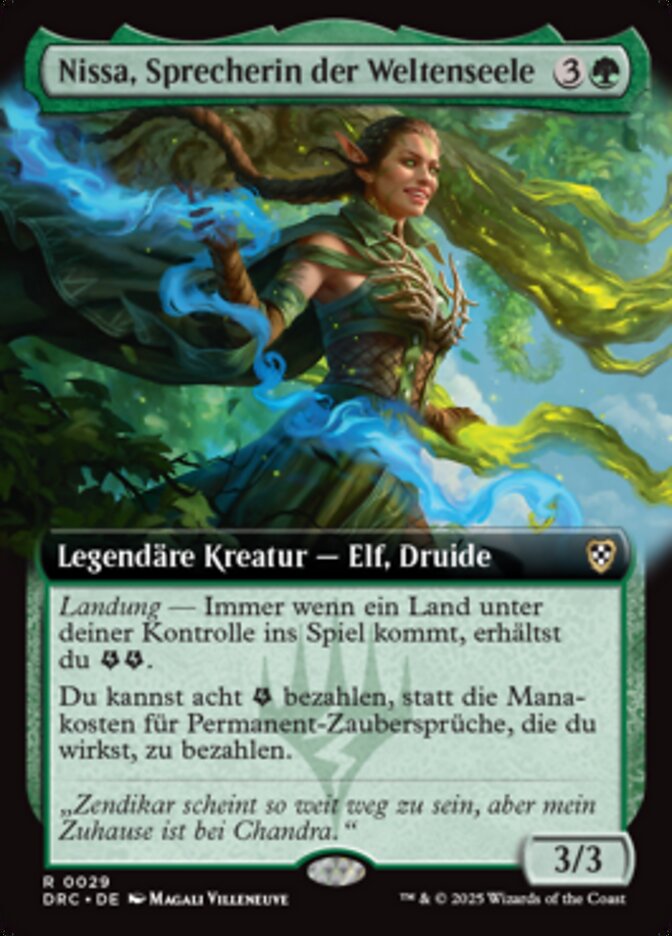 Nissa, Sprecherin der Weltenseele