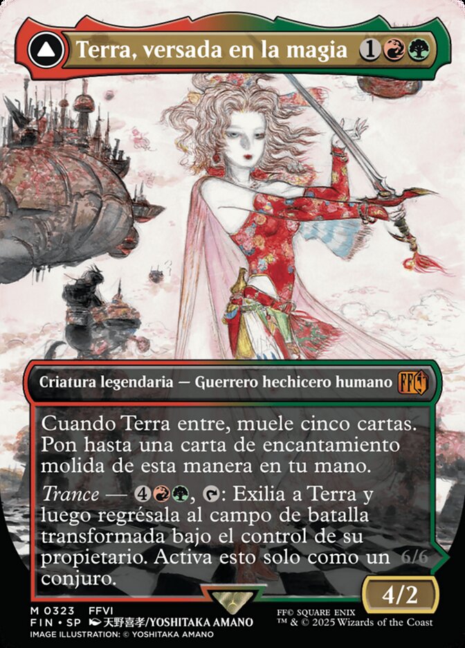 Terra, versada en la magia