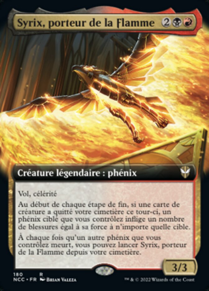 Syrix, Carrier of the Flame (New Capenna Commander #180)