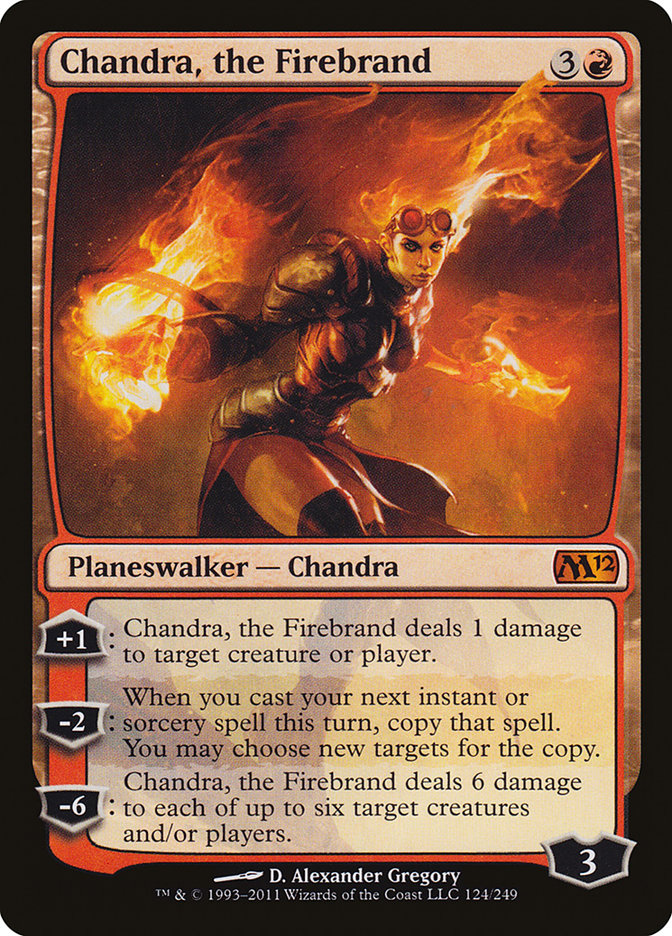 Chandra, the Firebrand · Magic 2012 (M12) #124 · Scryfall Magic