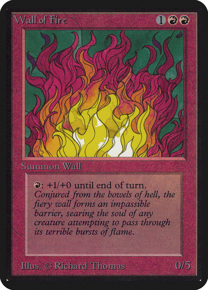 Wall of Fire (Limited Edition Alpha #181)
