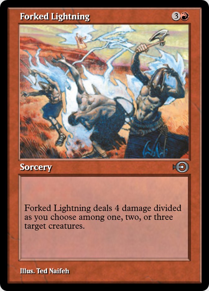Forked Lightning (Magic Online Promos #33440)