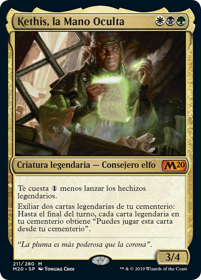 Kethis, the Hidden Hand (Core Set 2020 #211)