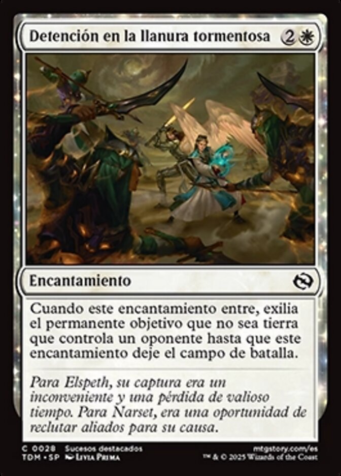 Detención en la llanura tormentosa