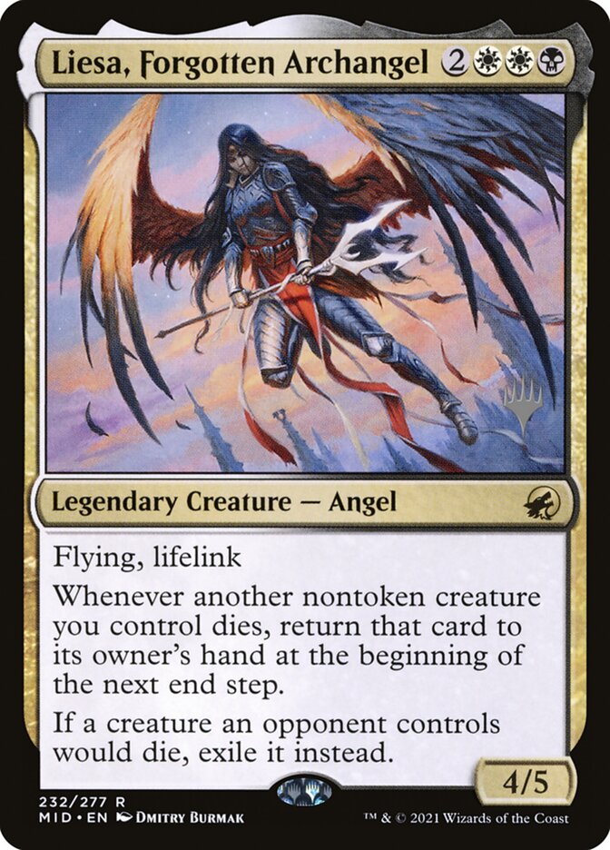 Liesa, Forgotten Archangel (Innistrad: Midnight Hunt Promos #232p)