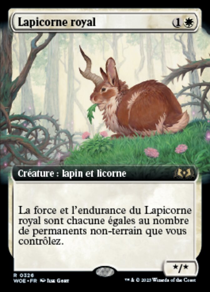 Regal Bunnicorn (Wilds of Eldraine #326)