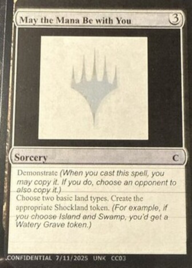May the Mana Be with You MTG card