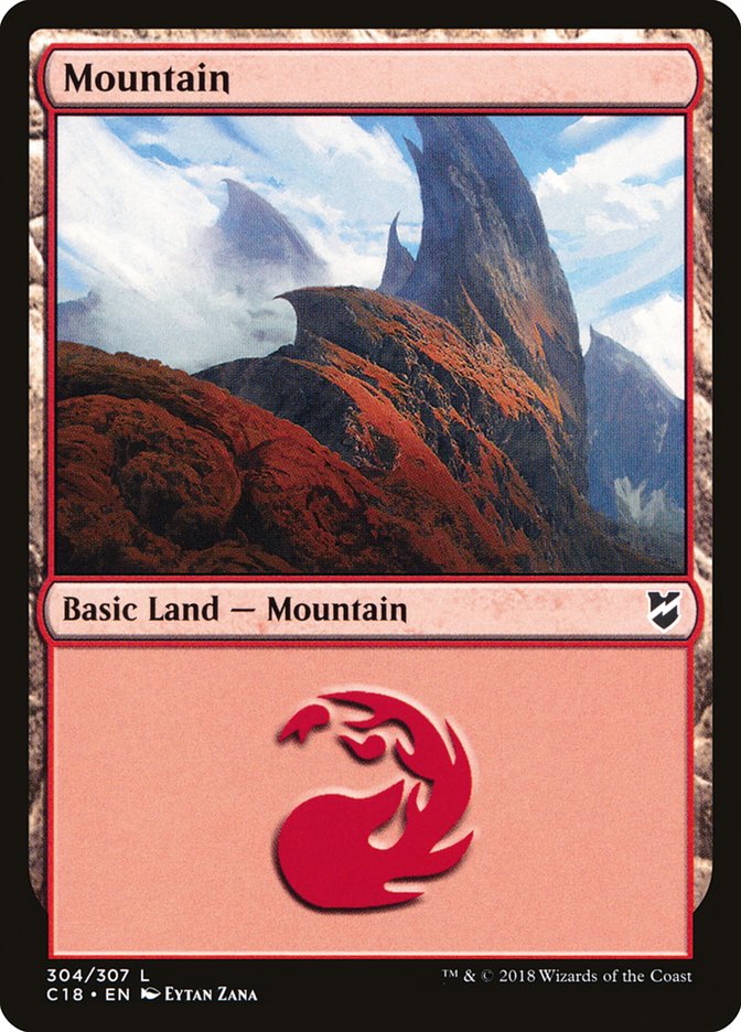 Mountain (Commander 2018 #304)