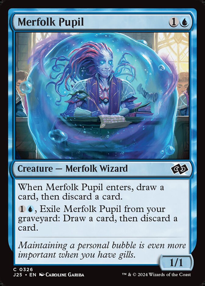 Merfolk Pupil (Foundations Jumpstart #326)