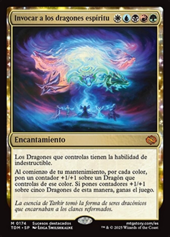 Invocar a los dragones espíritu