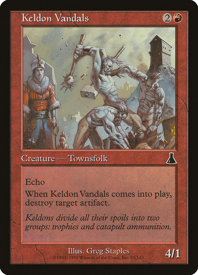 Keldon Vandals (Urza's Destiny #91)