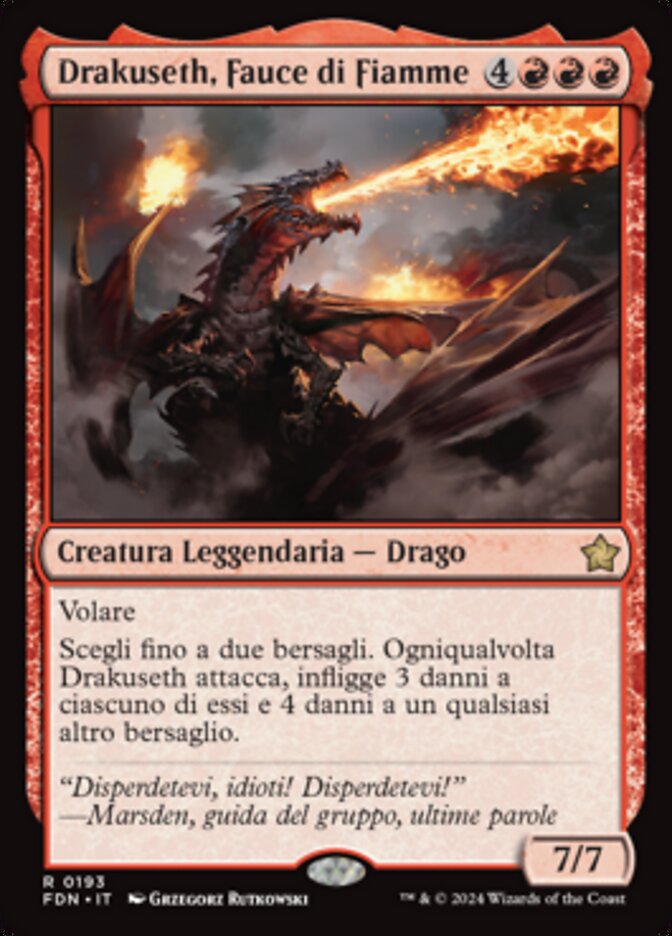 Drakuseth, Maw of Flames (Foundations #193)