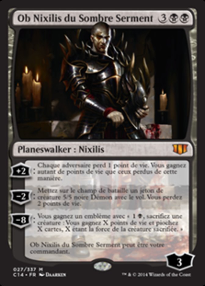 Ob Nixilis of the Black Oath (Commander 2014 #27)
