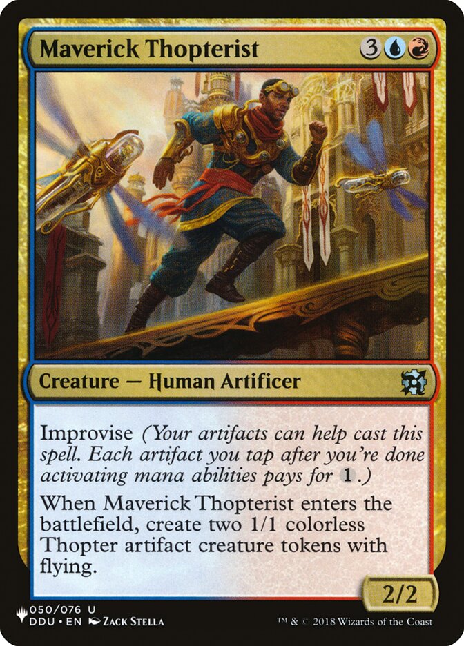 Maverick Thopterist (The List #DDU-50)