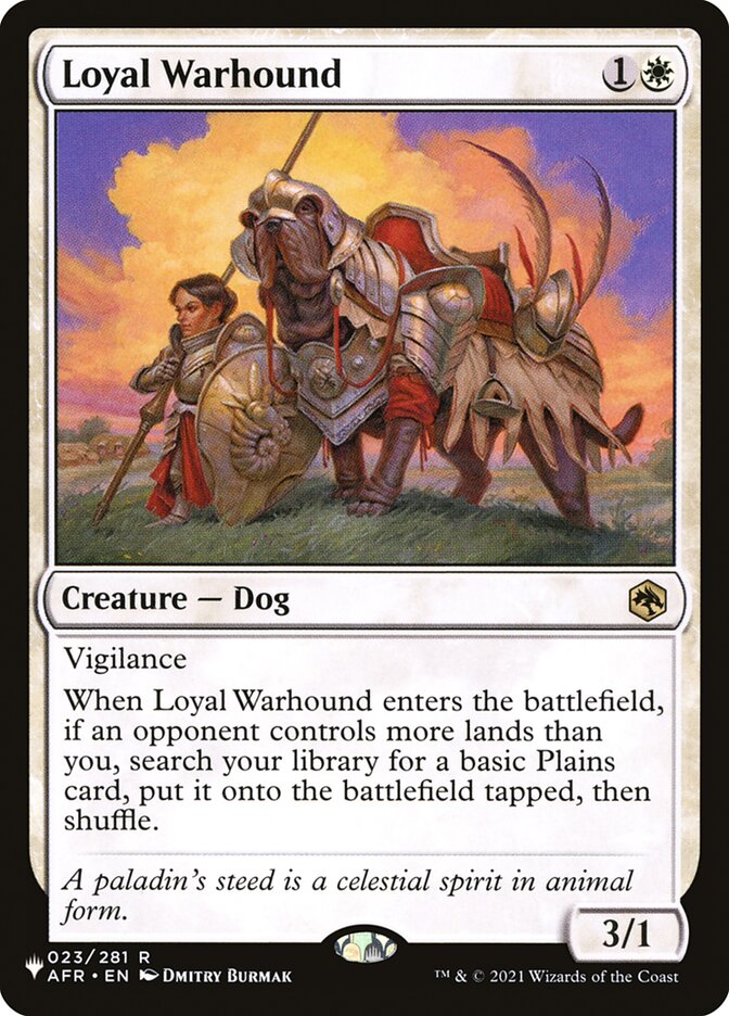 Loyal Warhound (The List #AFR-23)