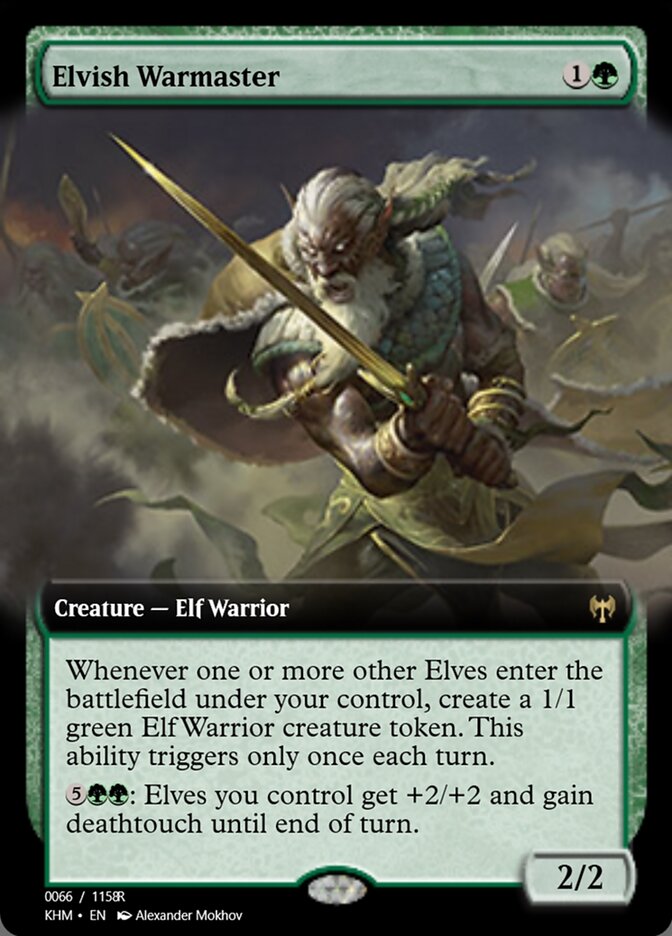 Elvish Warmaster (Magic Online Promos #88332)
