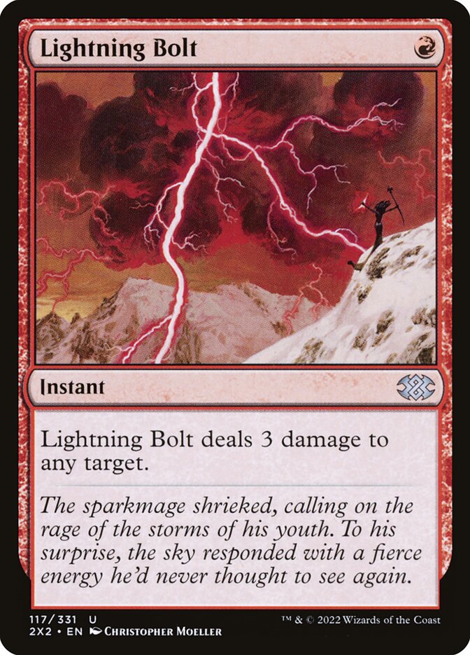 Lightning Bolt (Double Masters 2022 #117)