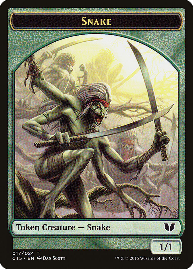 Snake (Commander 2015 Tokens #17)