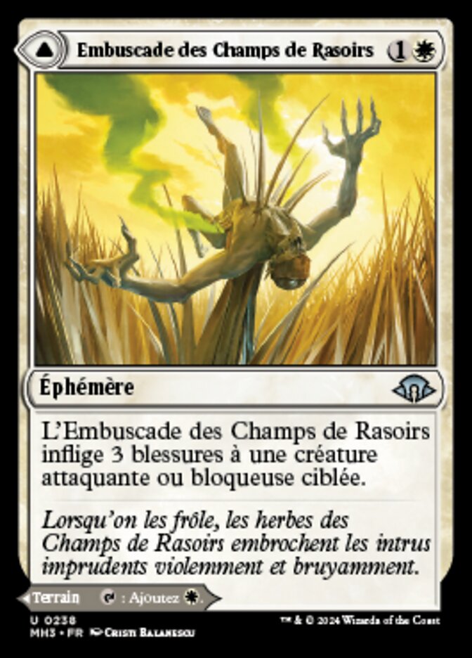 Razorgrass Ambush // Razorgrass Field (Modern Horizons 3 #238)