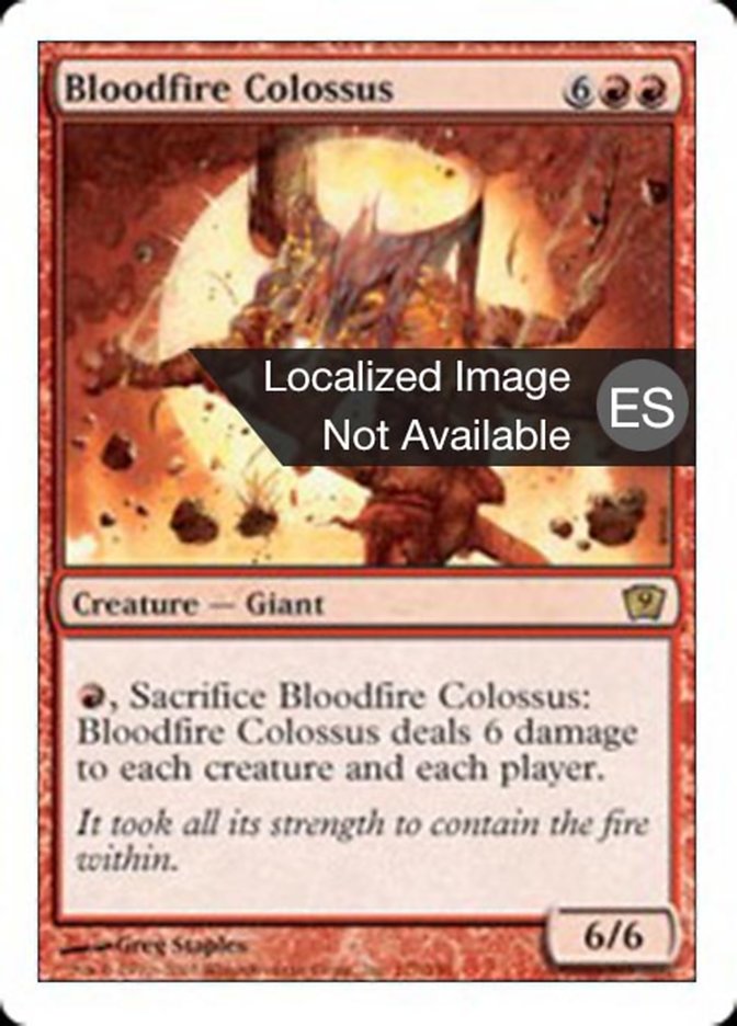 Bloodfire Colossus (Ninth Edition #177)