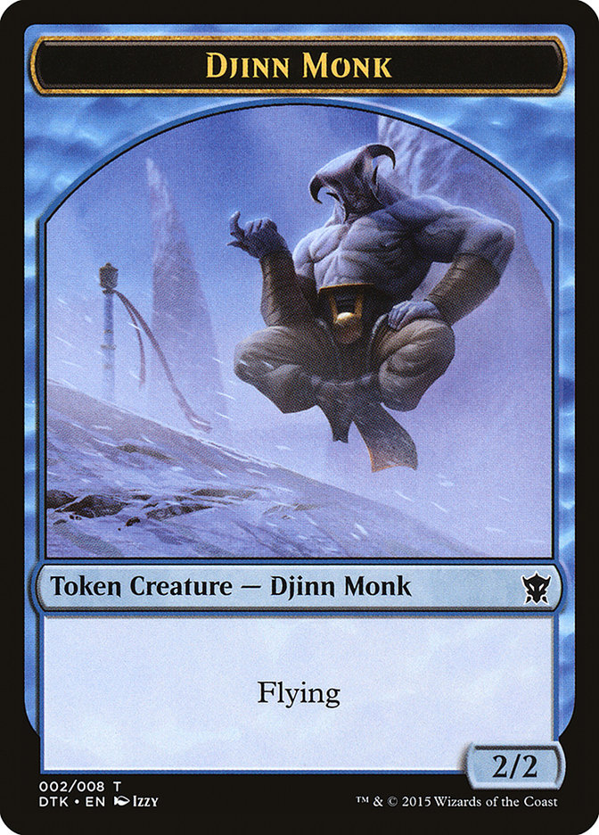 Djinn Monk (Dragons of Tarkir Tokens #2)