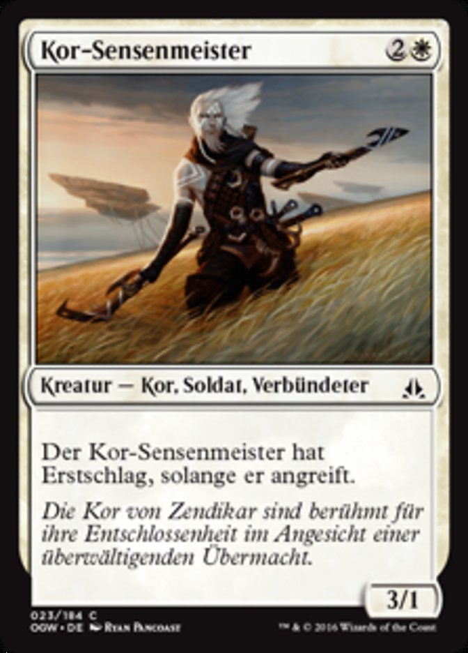 Kor Scythemaster (Oath of the Gatewatch #23)