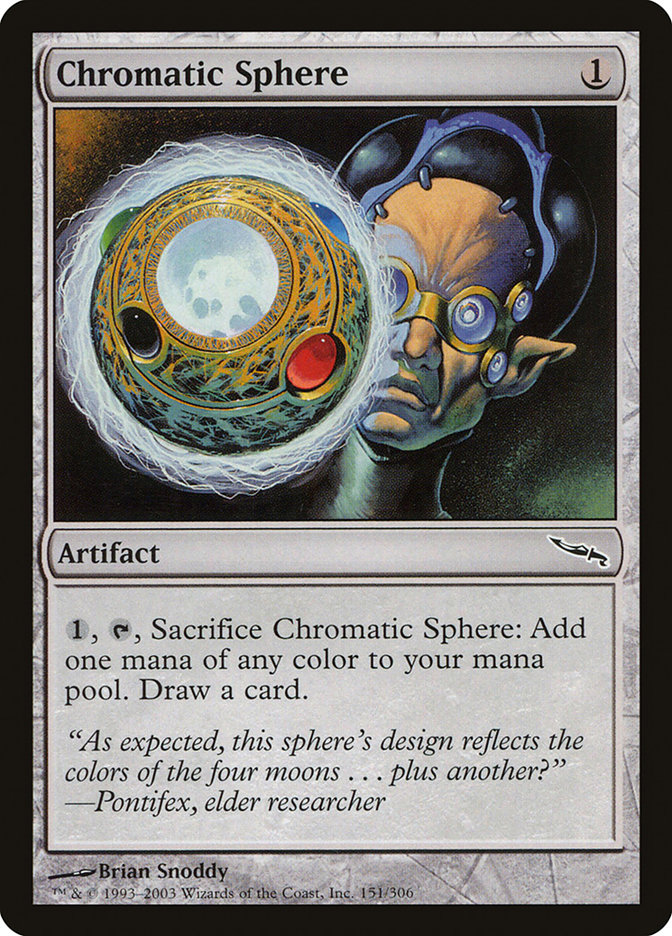 Chromatic Sphere (Mirrodin #151)