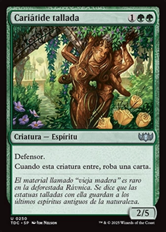 Cariátide tallada