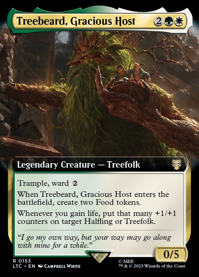 Treebeard, Gracious Host (Tales of Middle-earth Commander #153)