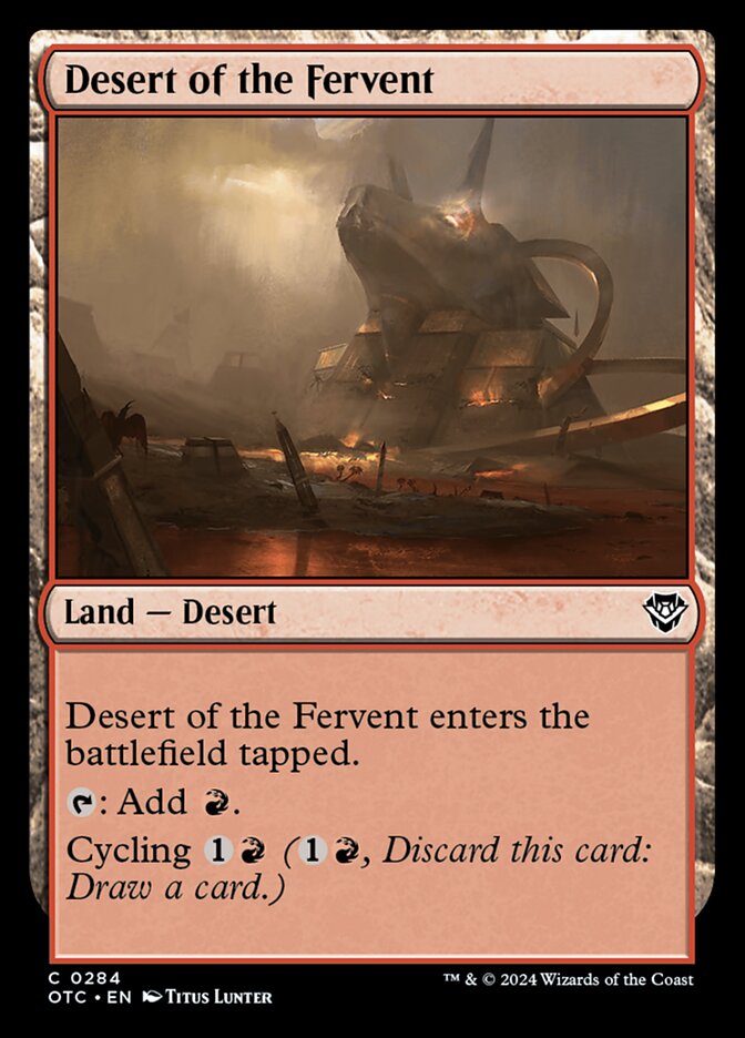 Desert of the Fervent (Outlaws of Thunder Junction Commander #284)