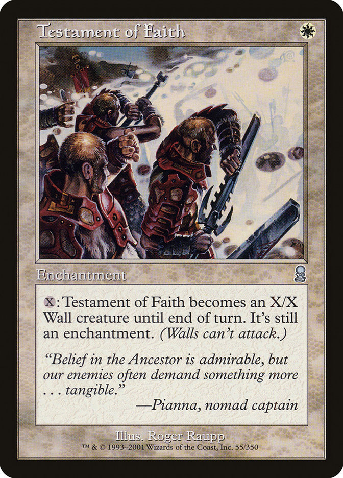 Testament of Faith (Odyssey #55)