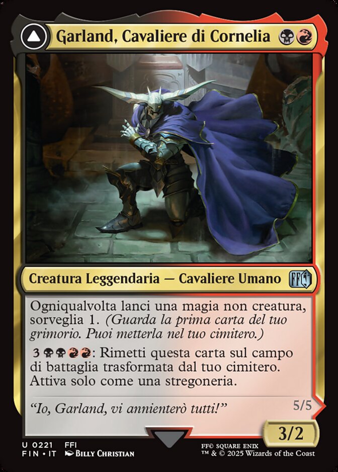 Garland, Knight of Cornelia