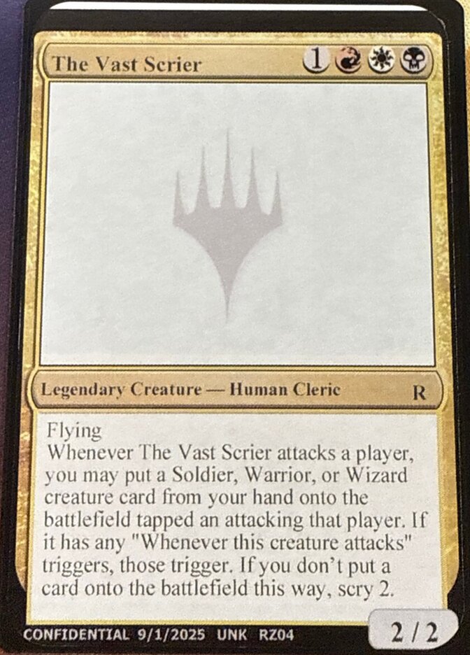 The Vast Scrier