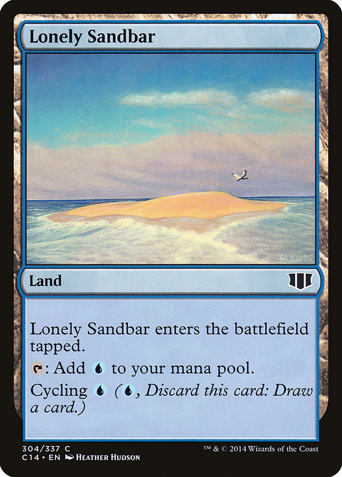 Lonely Sandbar (Commander 2014 #304)