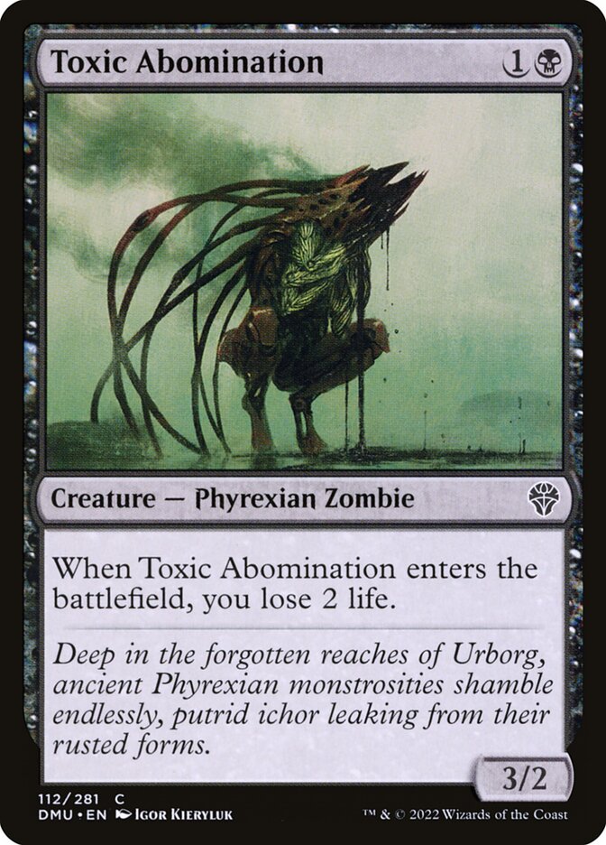 Toxic Abomination (Dominaria United #112)